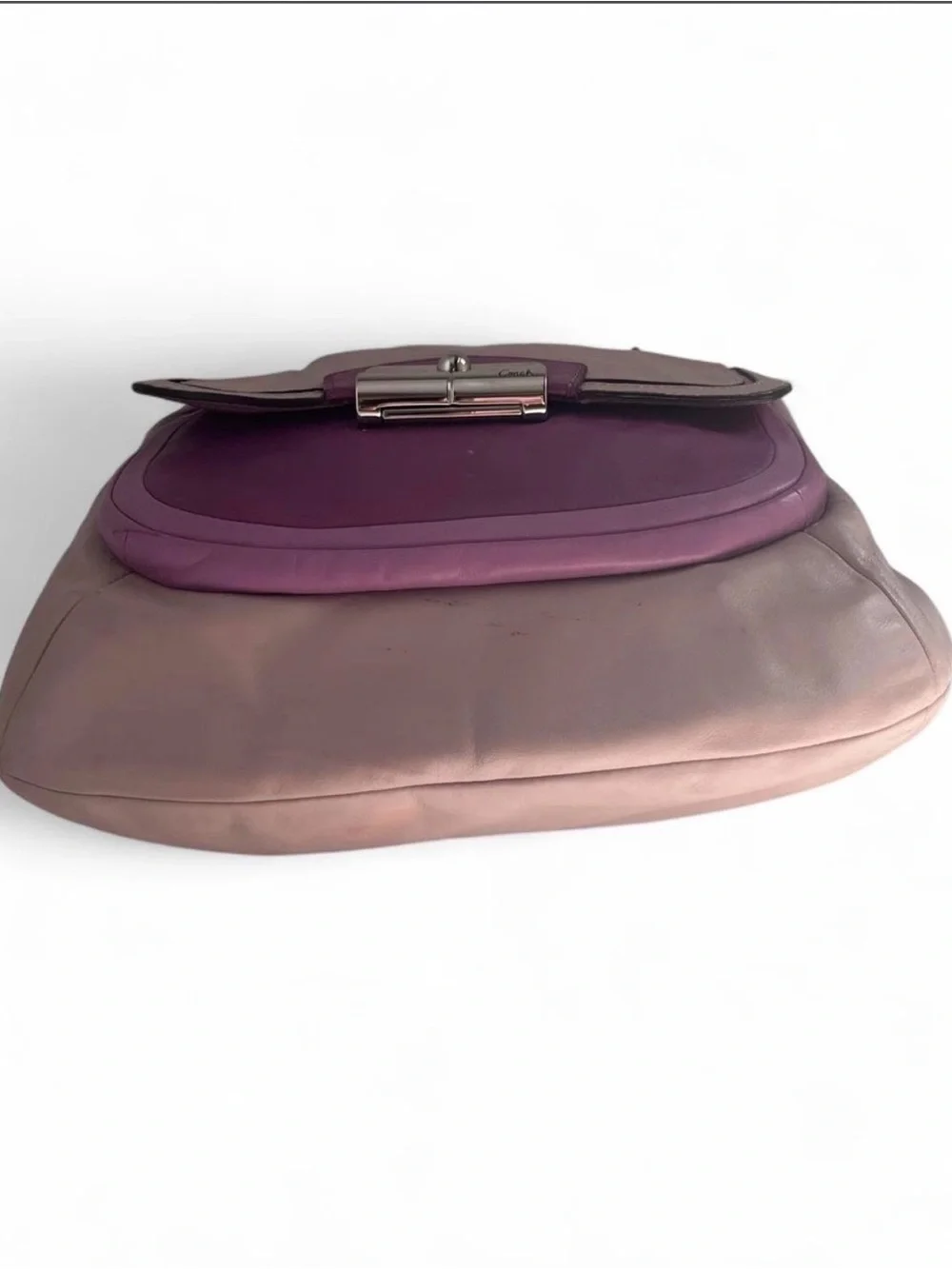 Coach Lavender Leather Shoulder Bag 💜
